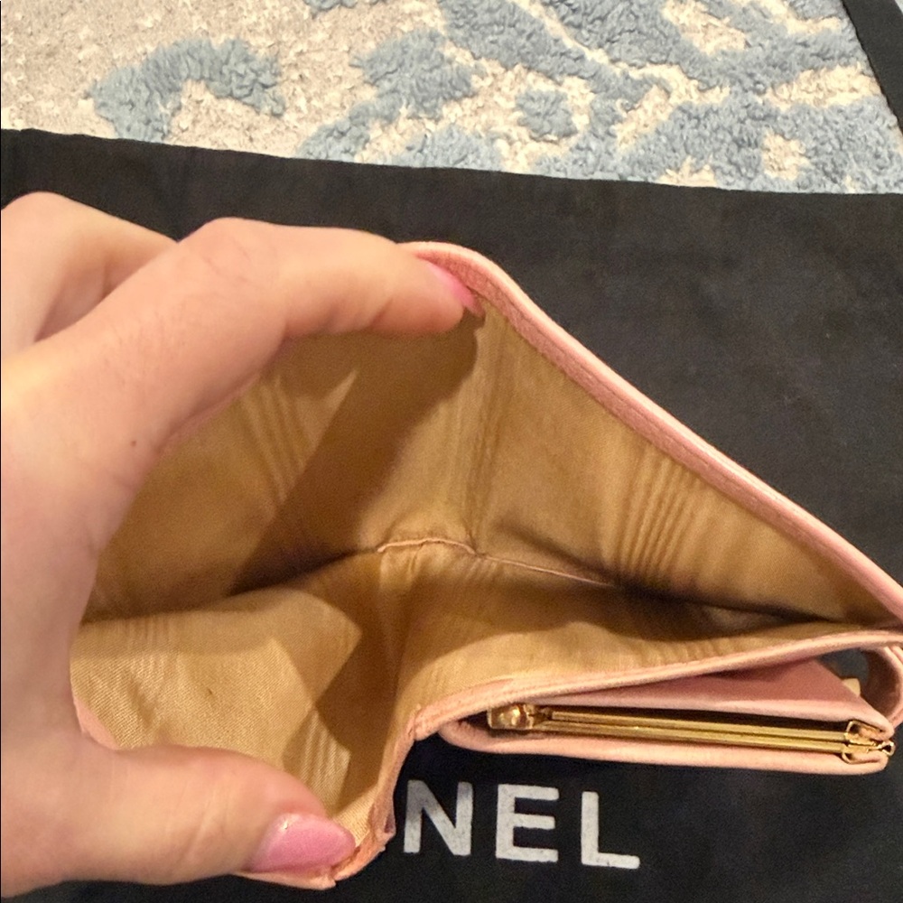Chanel Blush Pink Leather Wallet - Picture 4 of 13